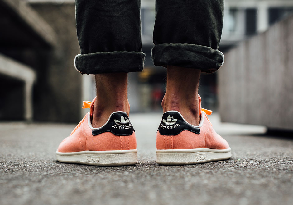 Adidas Stan Smith Salmon Canvas 1