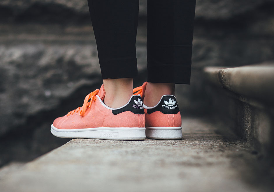 Adidas Stan Smith Salmon Canvas 2