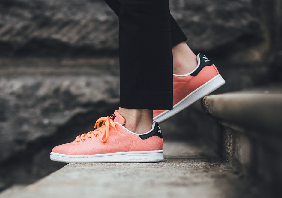 Adidas Stan Smith Salmon Canvas 3