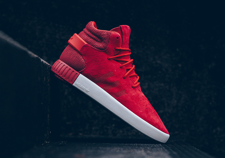 Adidas Tubular Invader Red Vintage White 02