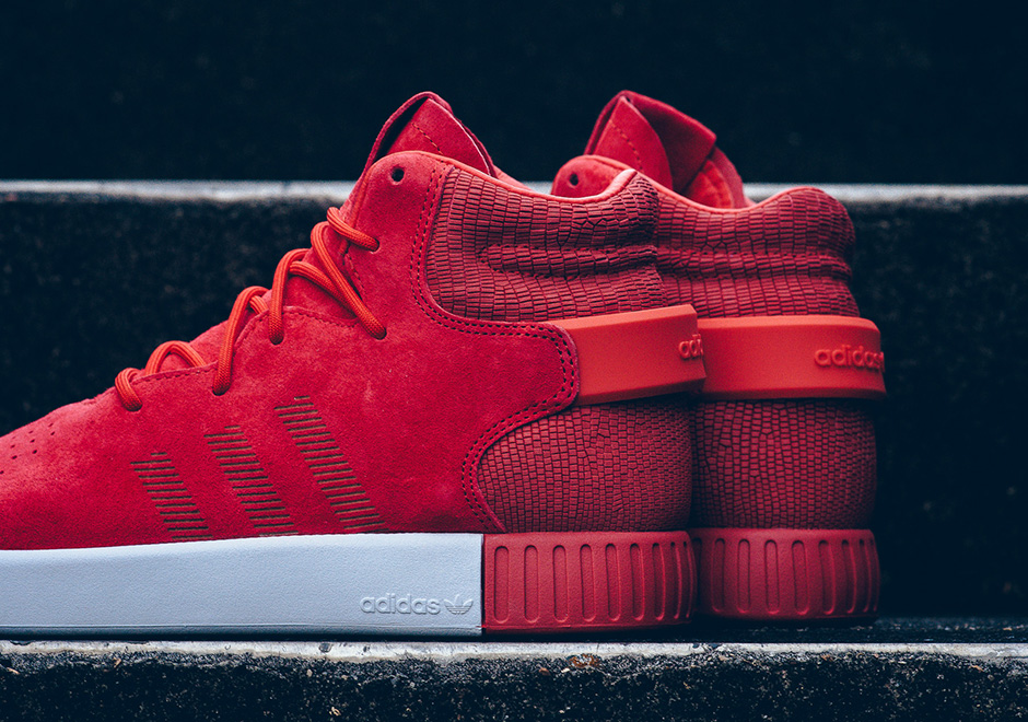 Adidas Tubular Invader Red Vintage White 04