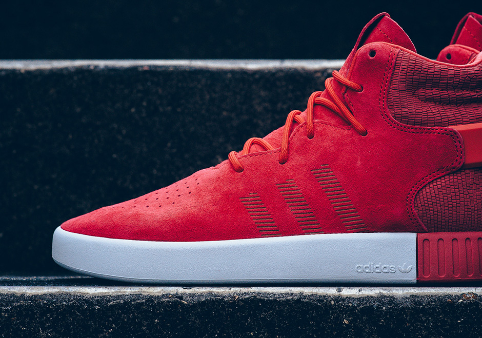 Adidas Tubular Invader Red Vintage White 06