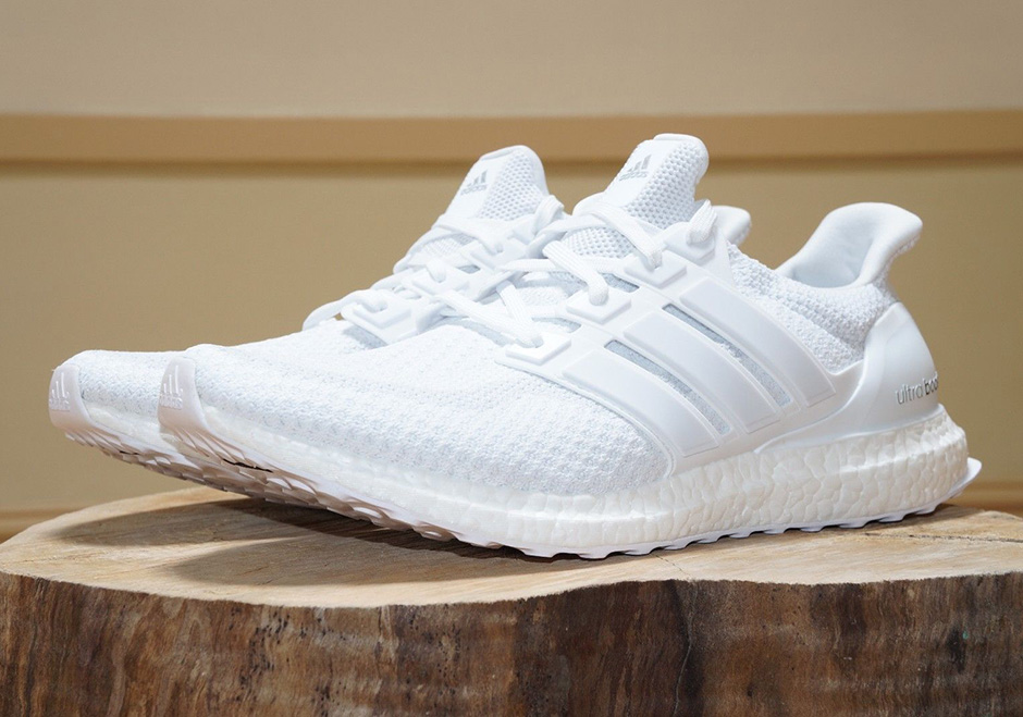 Adidas Ultra Boost Triple White Restock Ebay 01