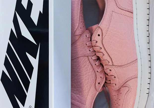 Air Jordan 1 Low Goes Swooshless In Pink