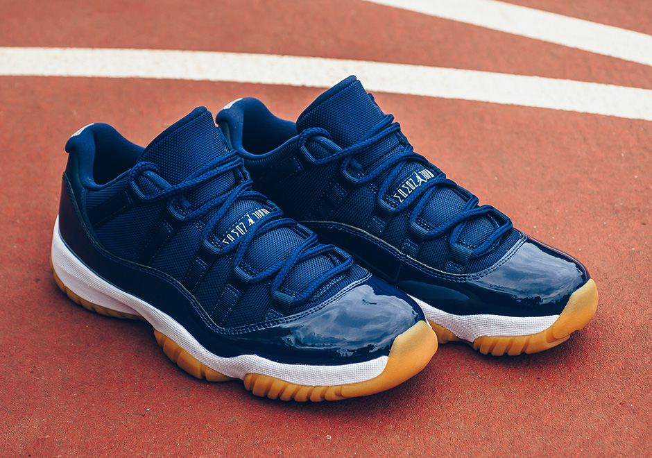 Air Jordan 11 Low Midnight Navy Gum Release Details 02