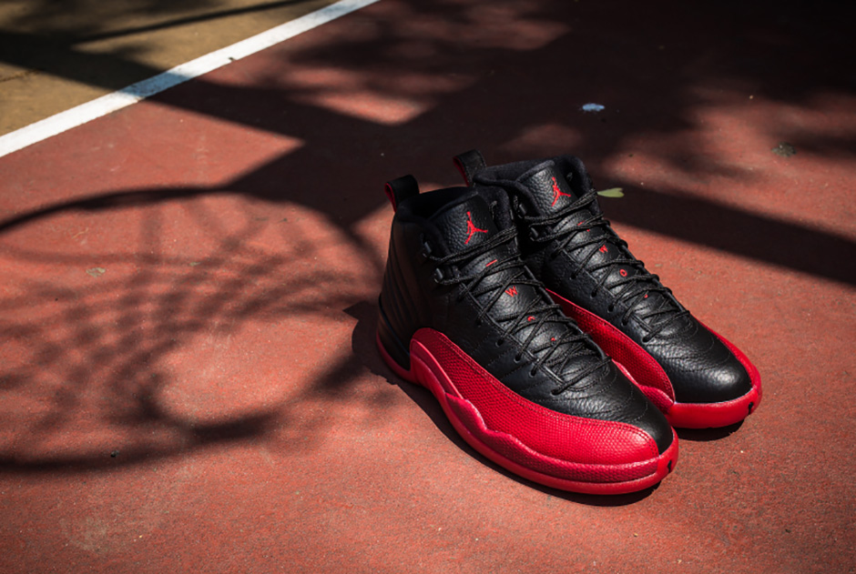 Air Jordan 12 Flu Game Family Size Run Details 04