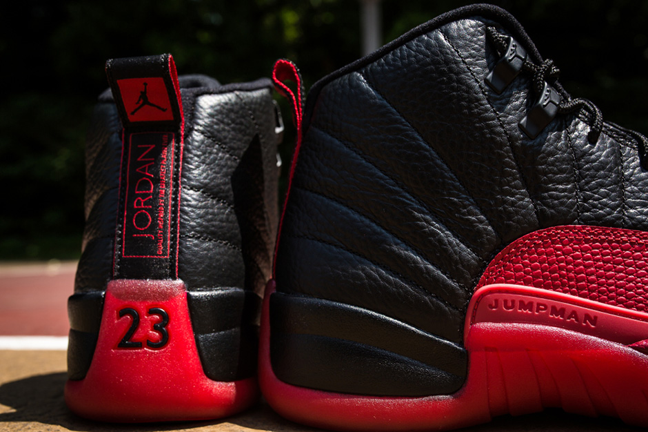 Air Jordan 12 Flu Game Family Size Run Details 09