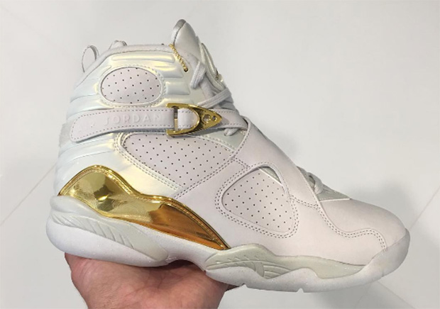 Air Jordan 8 Champagne Detailed Look