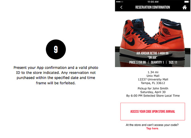 Foot Locker App Reservation 9