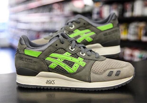 Gel Lyte Iii Super Green Kith Th Year Anniversary