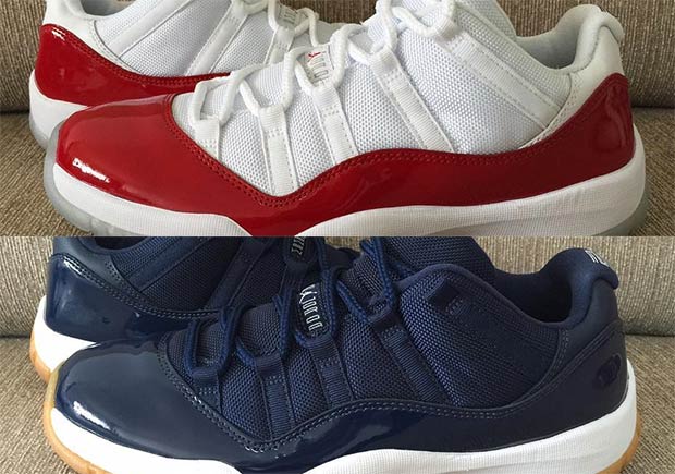 Air Jordan 11 Low "Varsity Red" and "Navy" Release In June