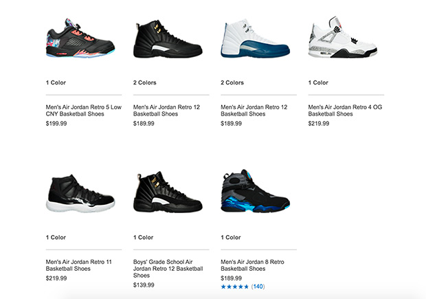 Jordan Restock Finishline May 2016