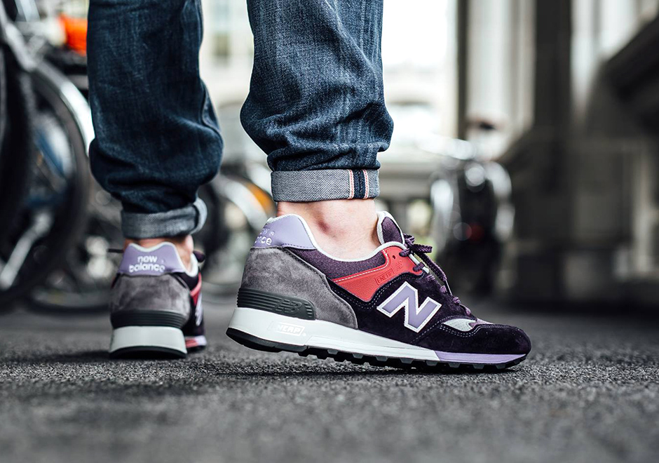 New Balance 577 Made In England Purple Red Grey 3