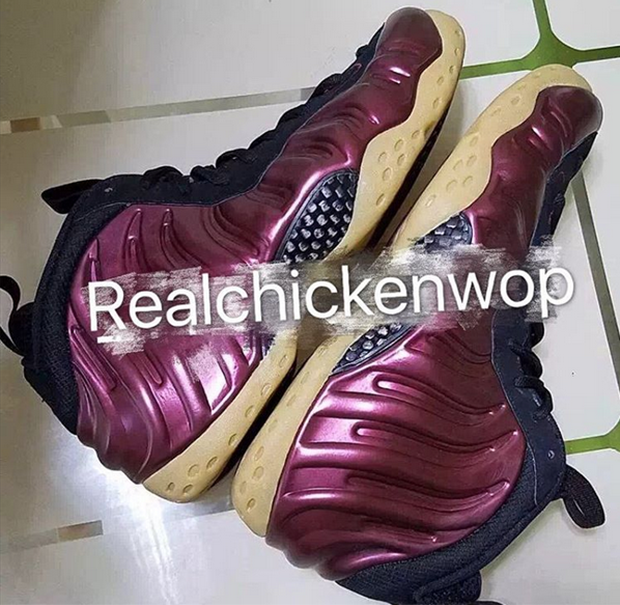 Nike Air Foamposite One Redskins Maroon Gum 2