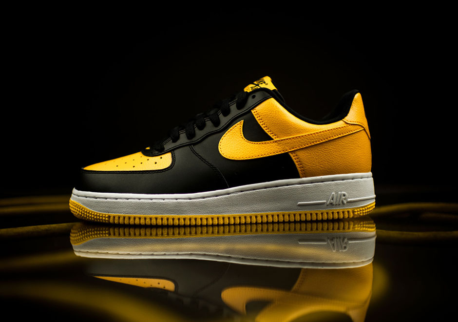 Nike Air Force 1 Black University Gold Wu Tang 2