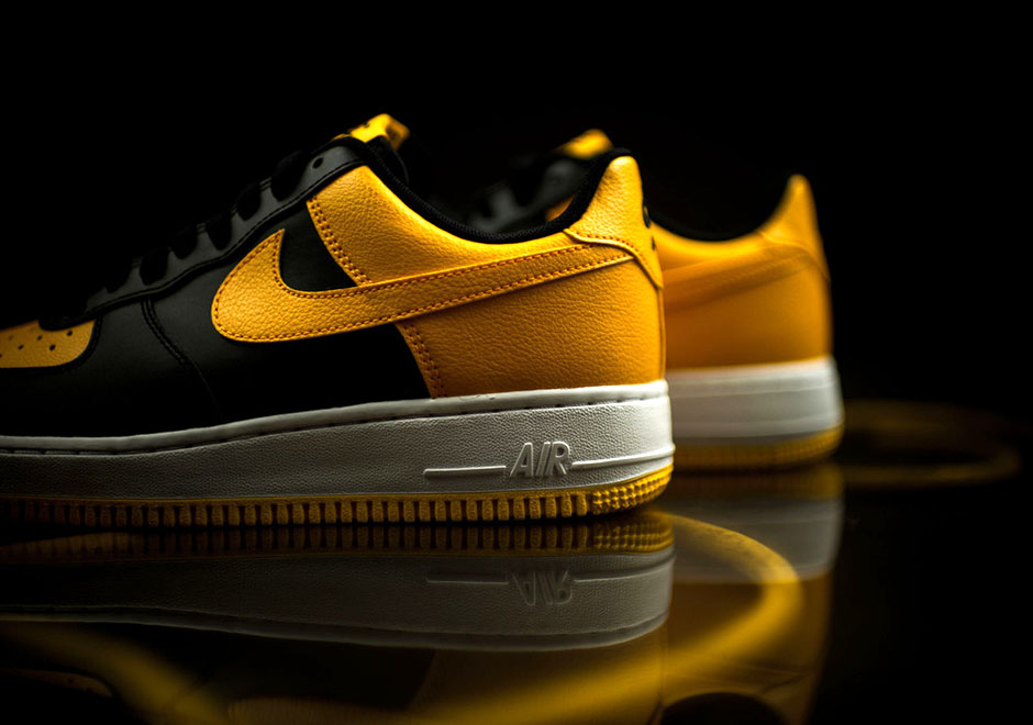 Nike Air Force 1 Black University Gold Wu Tang 3