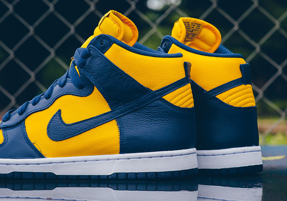 Nike Dunk High Michigan Retro Available 05