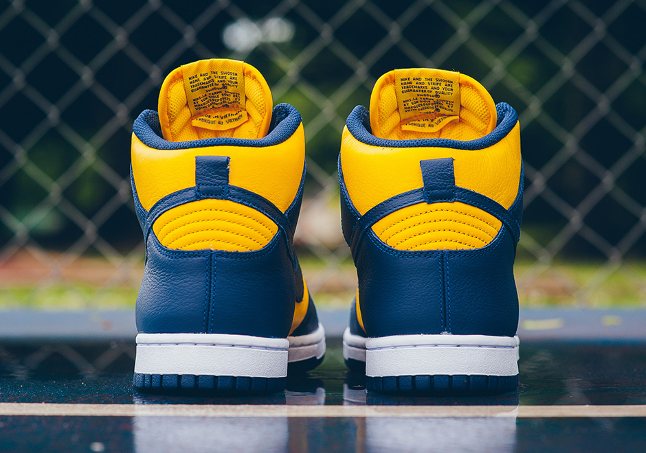 Nike Dunk High Michigan Retro Available 07