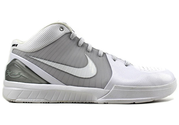 Nike Kobe 4 Livestrong Pe White Silver 1