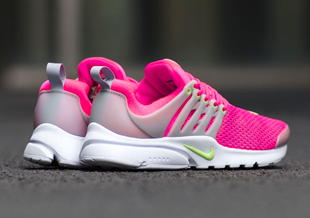 Nike Presto Breeze Gs Hyper Pink Ghost Green 3