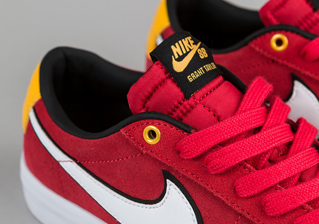 Nike Sb Blazer Low Gt University Red Black White Yellow 1