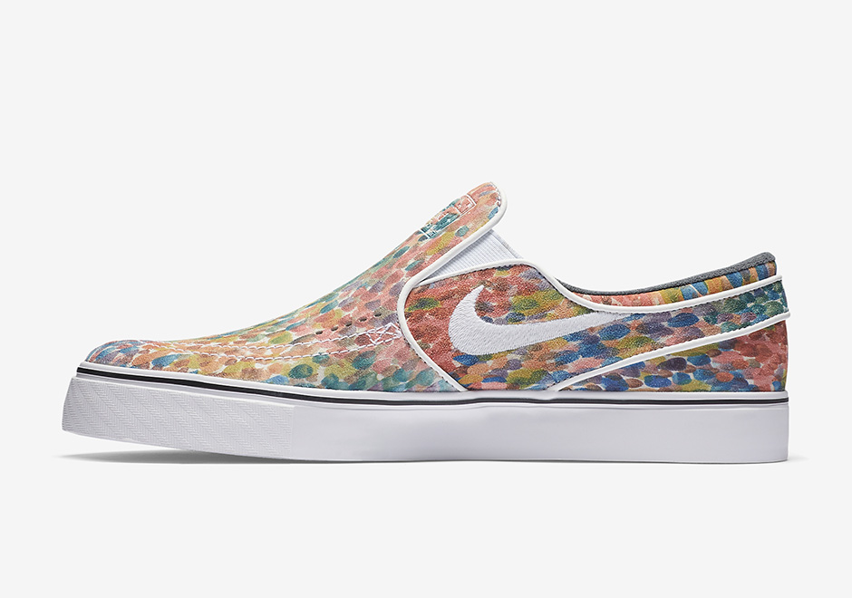 Nike Sb Janoski Slip On Water Color 03