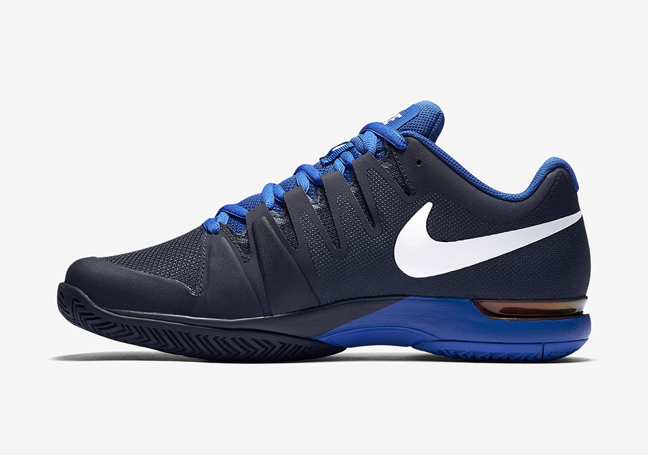 Nike Zoom Vapor Tour 9 5 Obsidian Hyper Cobalt Federer French Open 2