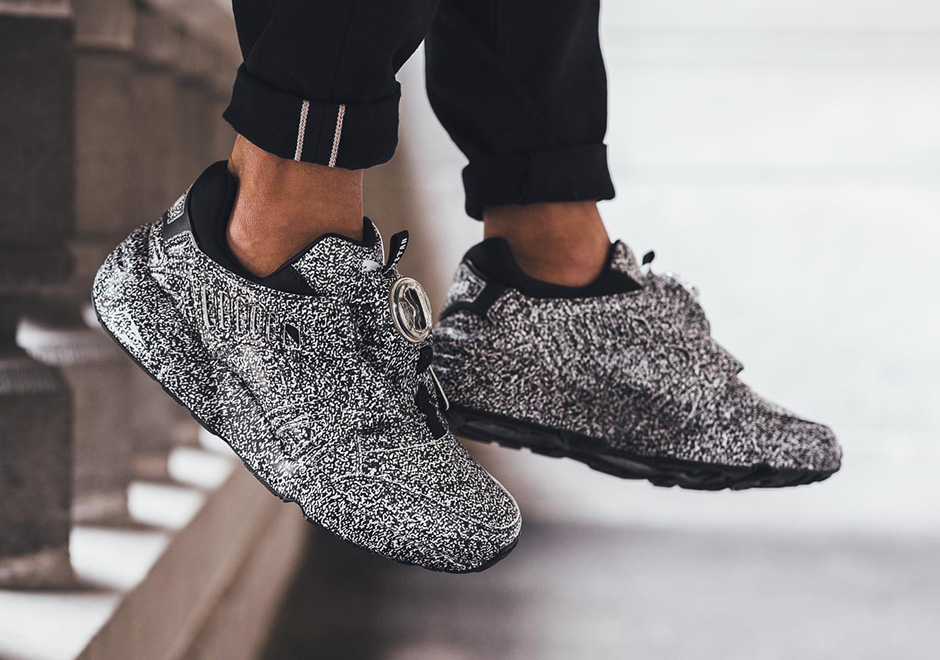 Trapstar Puma Disc Blaze White Noise Detailed Look 03