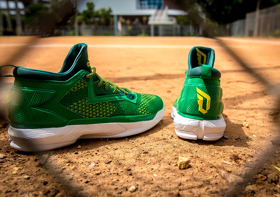 Adidas Dlillard 2 Oakland Green Yellow 6