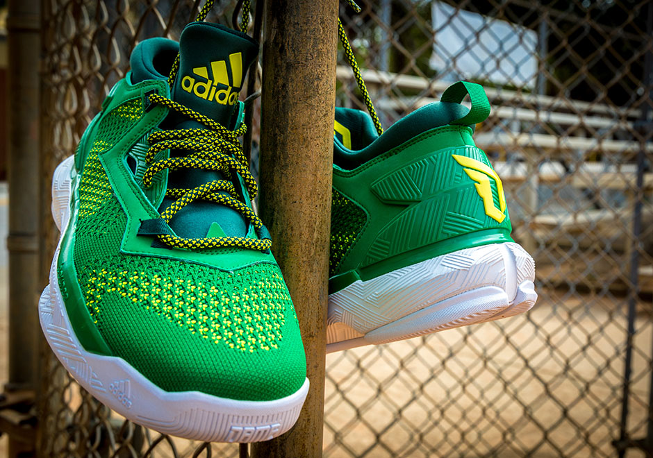 Adidas Dlillard 2 Oakland Green Yellow 8