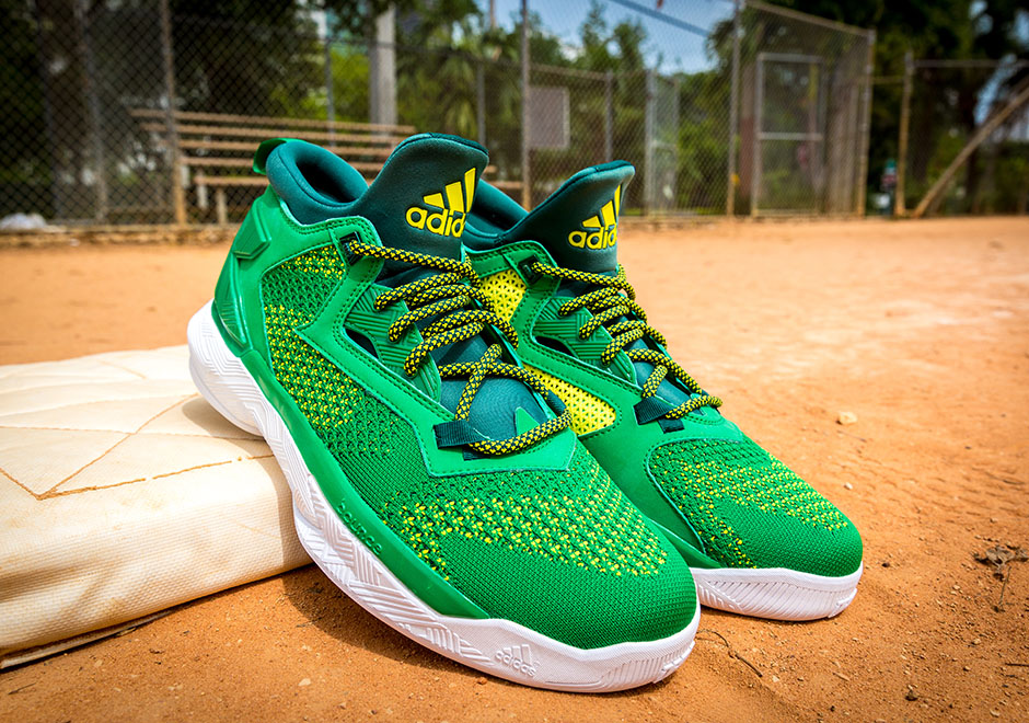 Adidas Dlillard 2 Oakland Green Yellow 9