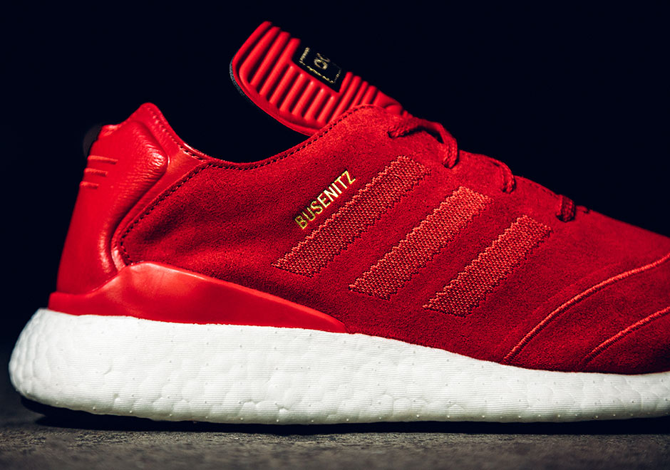 Adidas Busenitz Pure Boost Red Suede 2