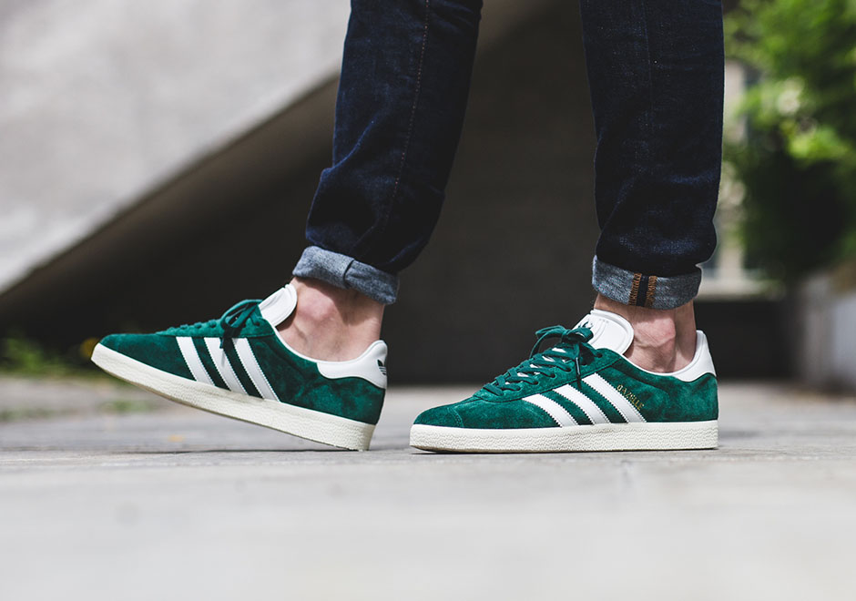 Adidas Gazelle Vintage Suede Collegiate Green 3