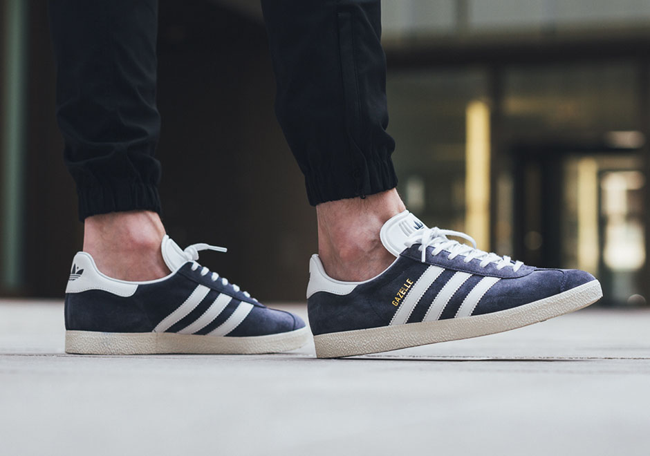 Adidas Gazelle Vintage Suede Slate Blue 2