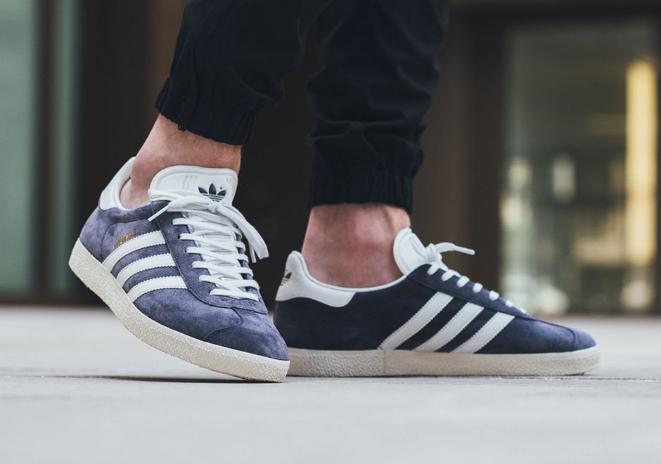 Adidas Gazelle Vintage Suede Slate Blue 3