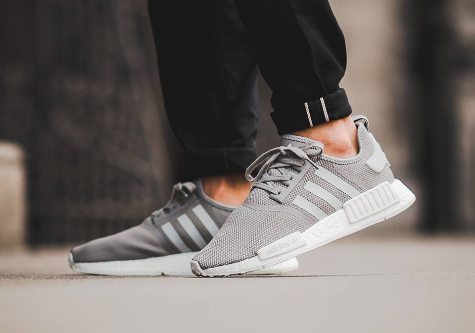 On-Foot Look At The adidas NMD R1 "Light Solid Grey"