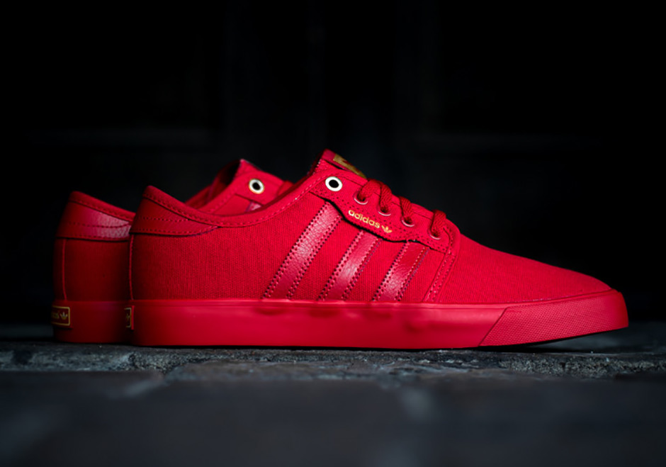 Adidas Seeley Scarlet All Red 1