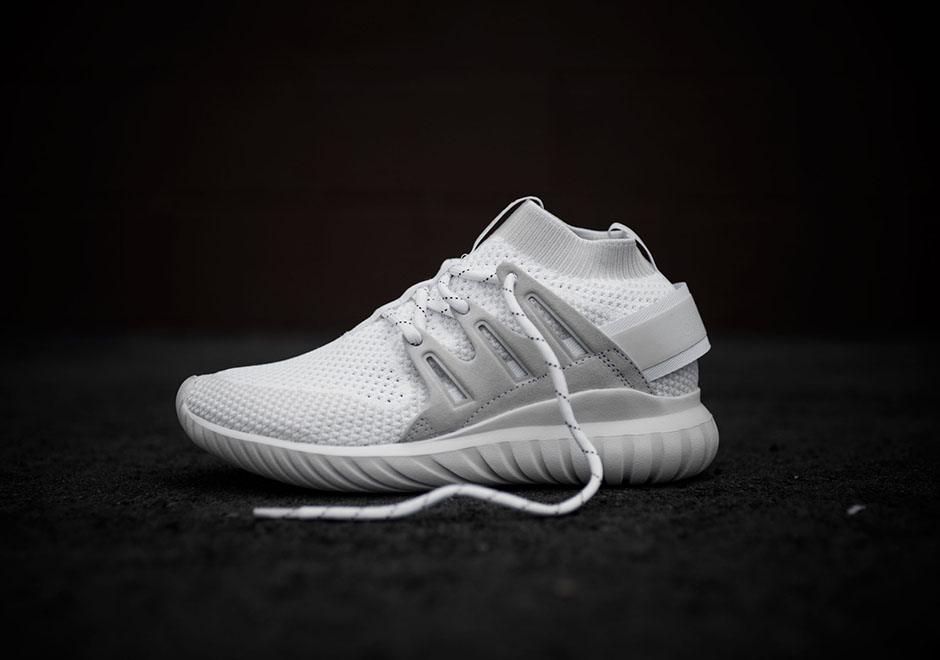 Adidas Tubular Nova Primeknit White Grey 2