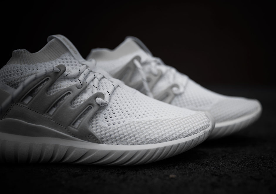 Adidas Tubular Nova Primeknit White Grey 3