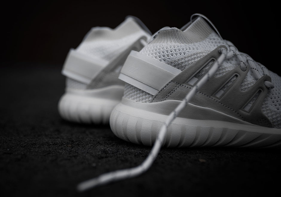 Adidas Tubular Nova Primeknit White Grey 4