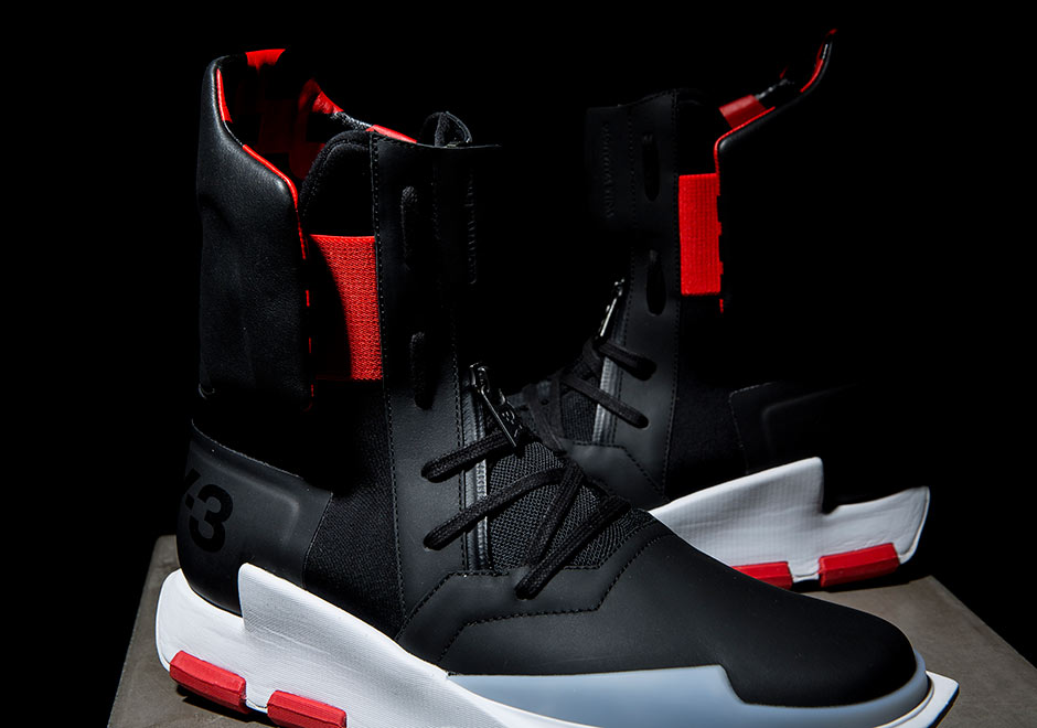 Adidas Y 3 Noci 003 Black White Red 2