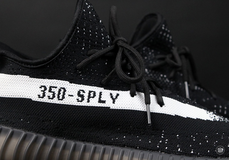 Adidas Yeezy Boost 550 Black White 2