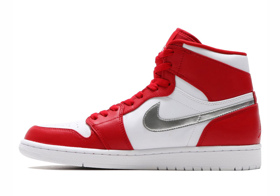 Air Jordan 1 High Gym Red Metallic Silver Jumpman Branding 03