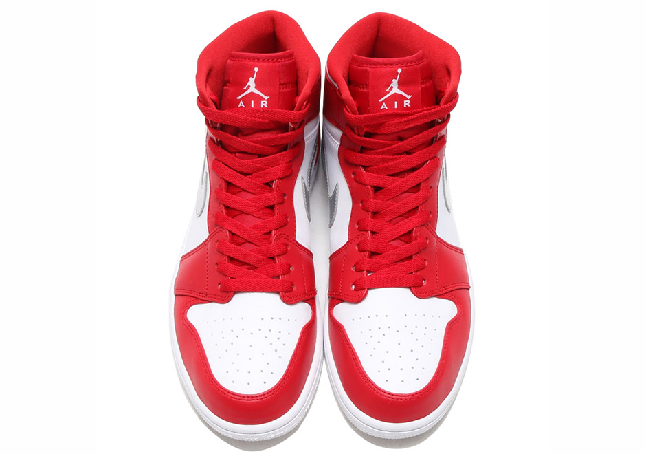 Air Jordan 1 High Gym Red Metallic Silver Jumpman Branding 04