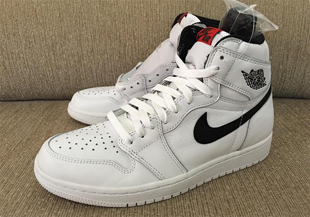 Air Jordan 1 Retro High Og White Black Red