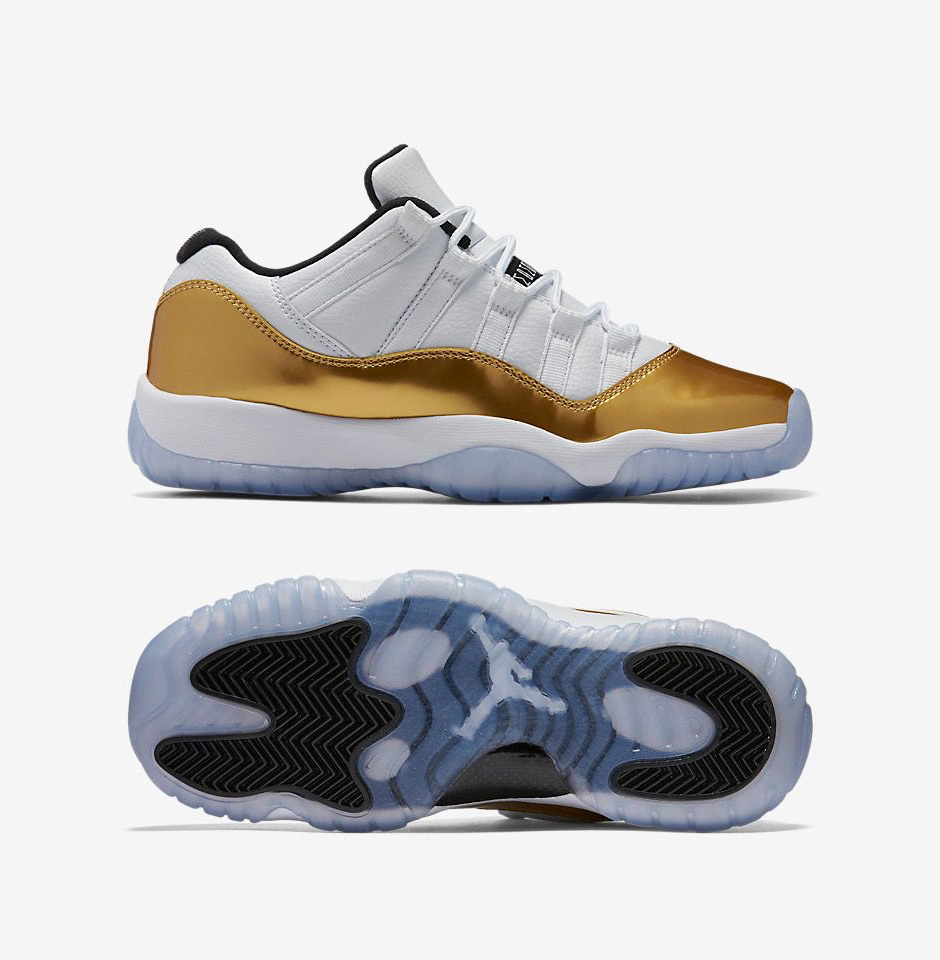 Air Jordan 11 Low White Gold 1