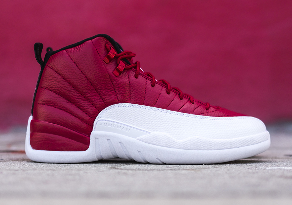 Air Jordan 12 Retro Gym Red White Detailed Look 2