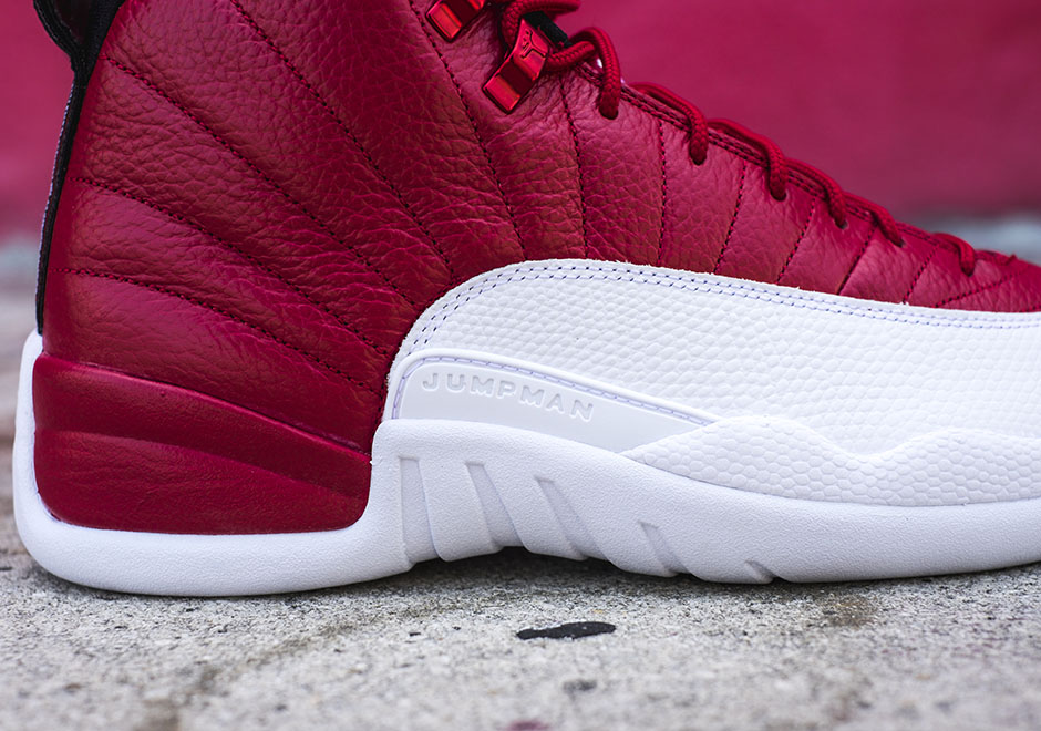 Air Jordan 12 Retro Gym Red White Detailed Look 6