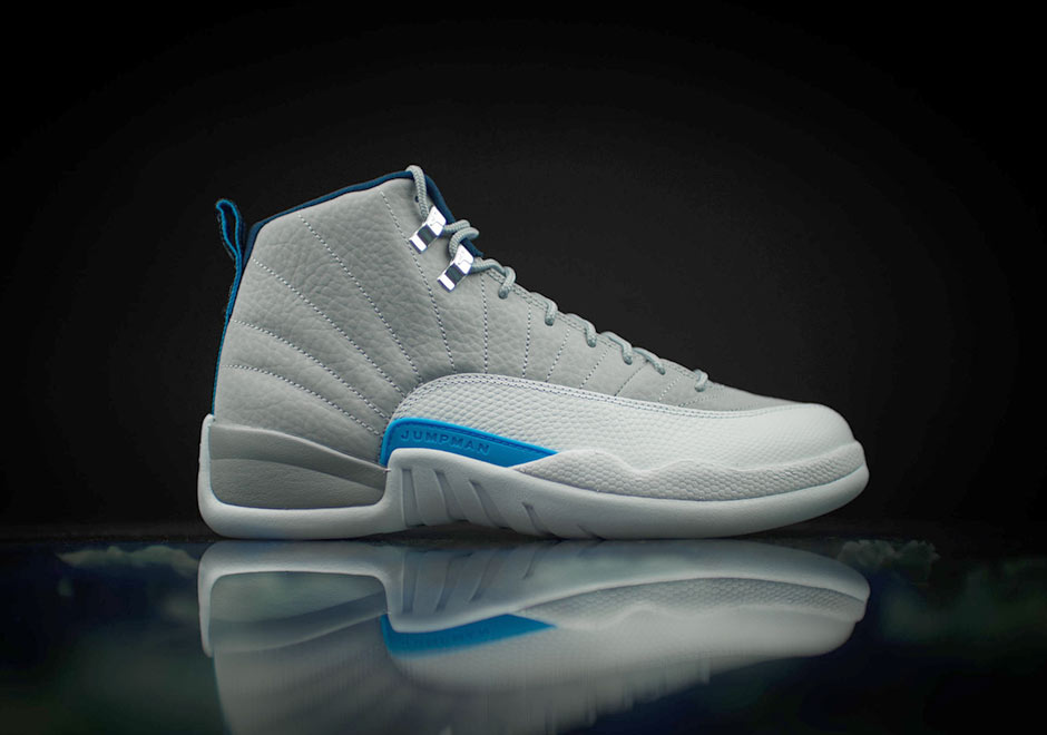 Air Jordan 12 Retro Wolf Grey University Blue Unc Release Reminder 2