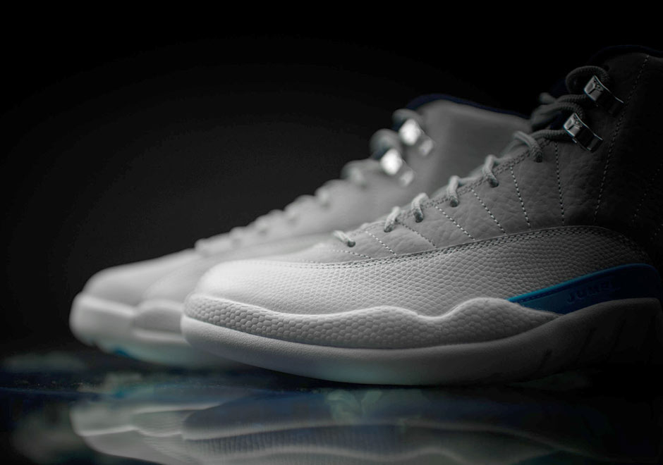 Air Jordan 12 Retro Wolf Grey University Blue Unc Release Reminder 4